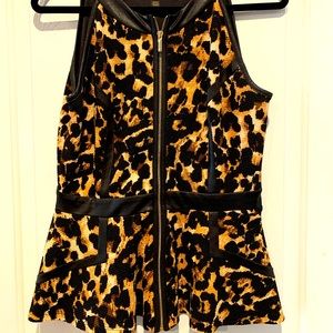 Leopard Print dressy top, Thalia